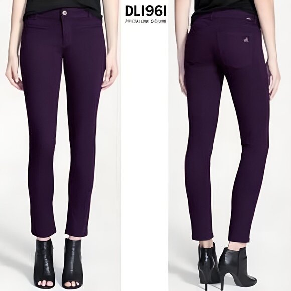 DL1961 Instasculpt Emma Skinny Jeans Amethyst Wash Size 26 NWT Rare Color - Picture 1 of 13